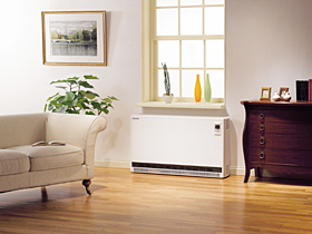 蓄熱暖房器の設置部屋の画像