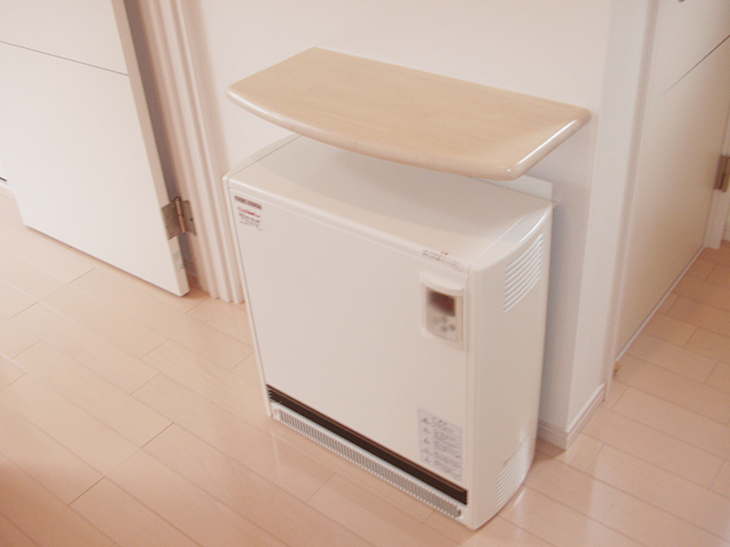 蓄熱暖房器の設置例画像